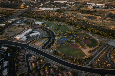 Aerial of Silverbell District Park