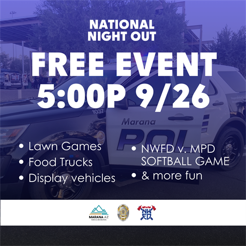 National Night Out FREE EVENT Social Square for 9/26 5:00PM