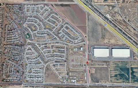 N Clark Farms Blvd Construction