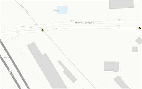 Orange Grove Lane Closure