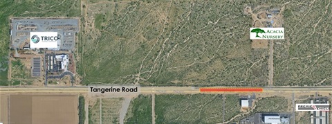 Tangerine Road Project Limits 