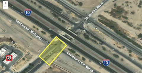 Tangerine Road I-10 Eastbound On/Off-Ramp Intersection