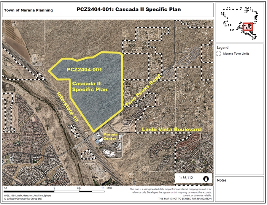 Oct 21, 2025 Notice of Public Hearing - Zoning - Town of Marana, AZ