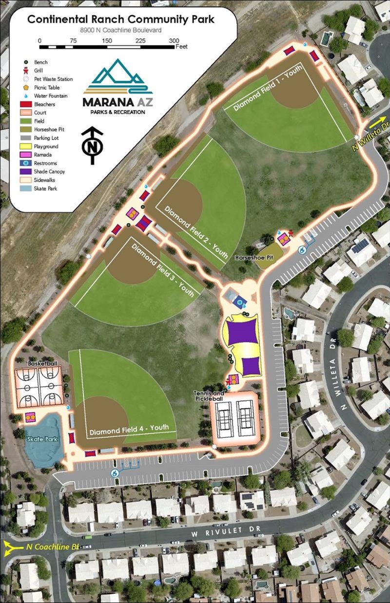 2025 Continental Ranch Community Park map