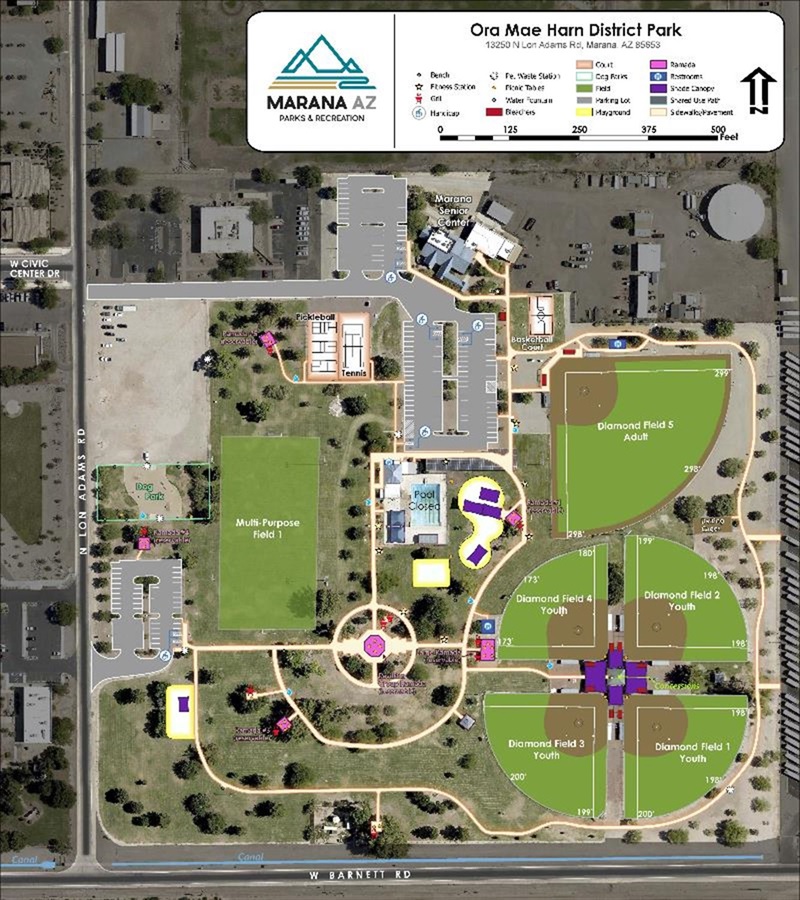 2025 Ora Mae Harn District Park map