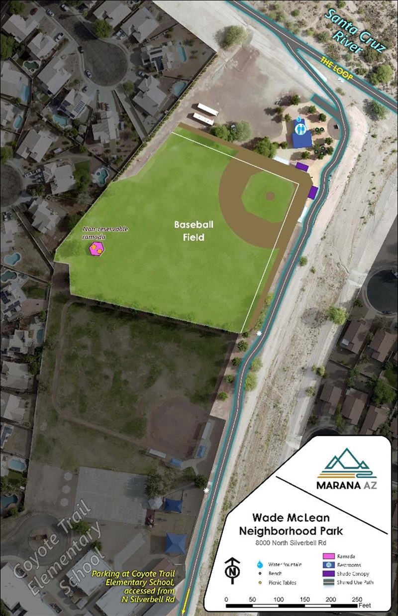 2025 Wade mcLean Neighborhood Park map