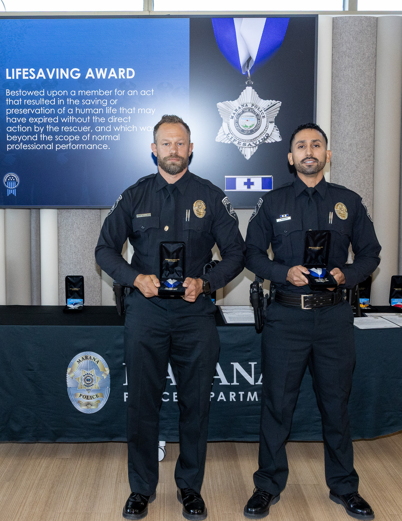 Lifesaving Award recipients 