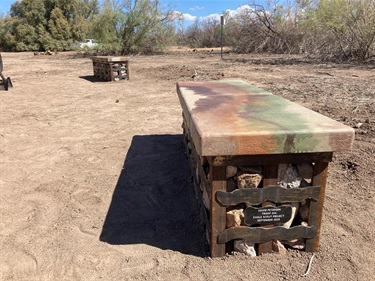 New benches at El Rio Preserve