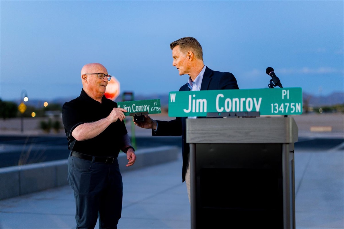 Town of Marana Honors Parks and Recreation Director with Street Naming ...