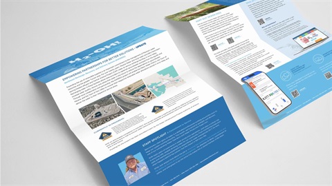 Mock up of Marana Water's newsletter