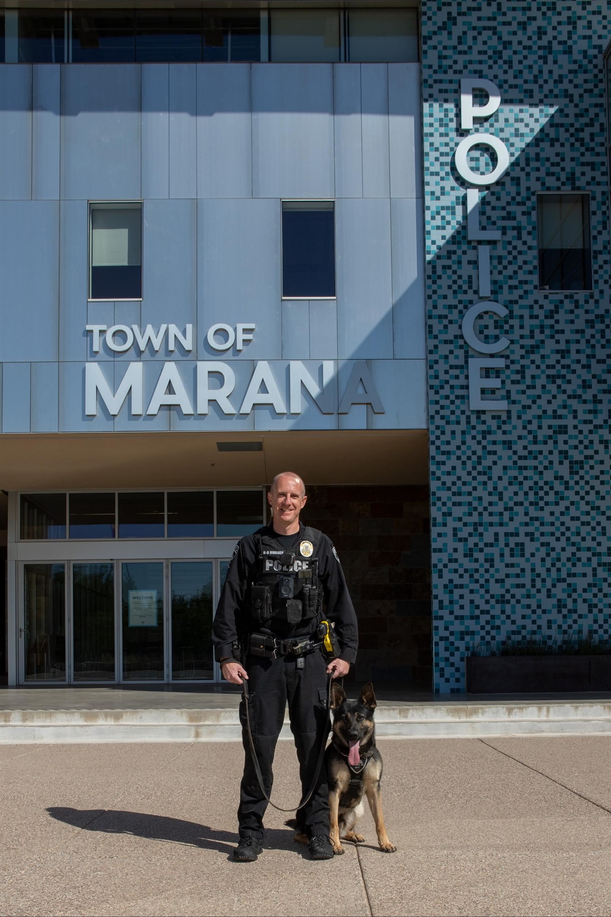 Honoring Retiring Officer Hayden Mosher and K-9 Remy - Town of Marana, AZ