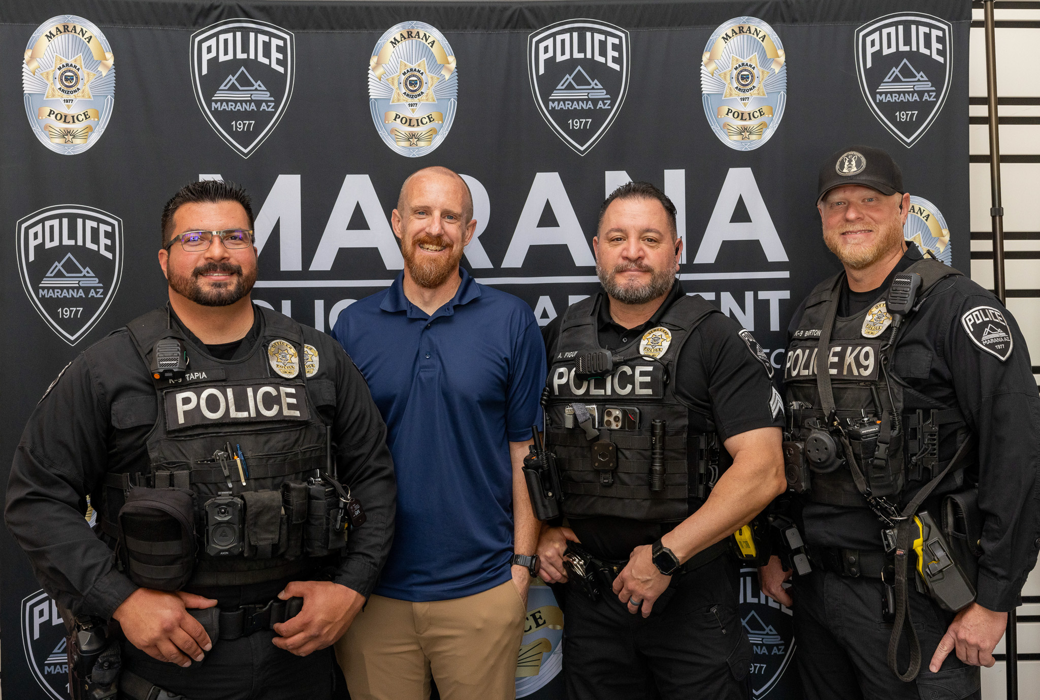 Honoring Retiring Officer Hayden Mosher and K-9 Remy - Town of Marana, AZ