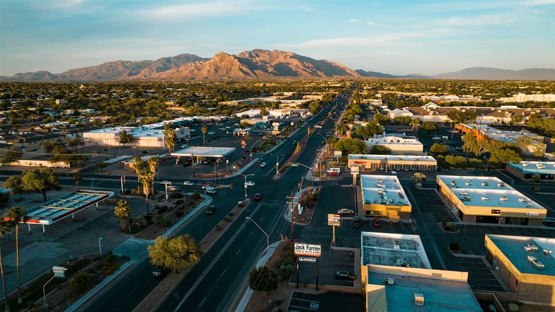 Aerial of Town of Marana